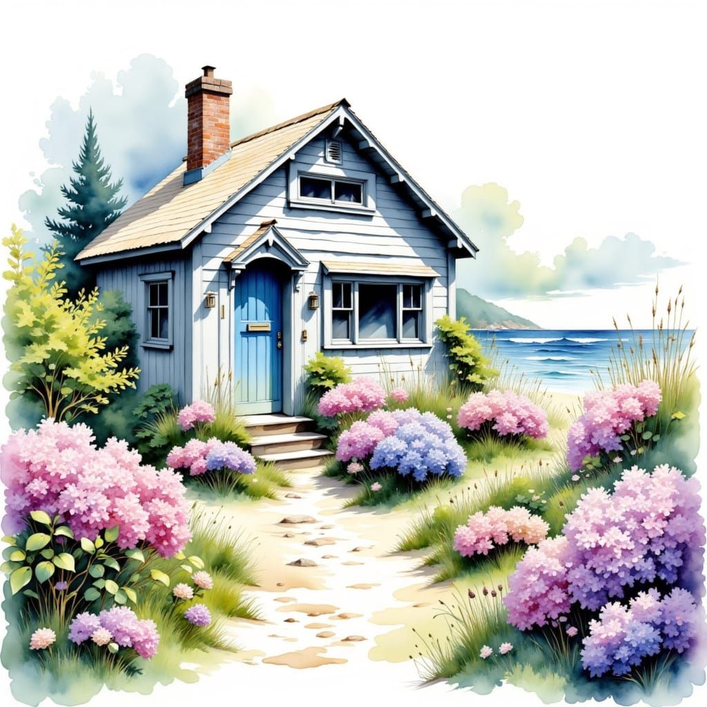 Seaside rustic cottage
