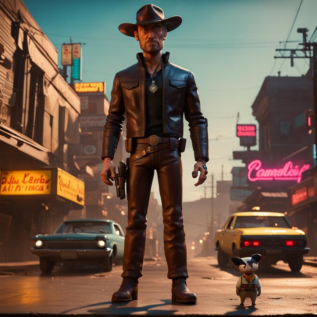 Sheriff in cowboy's town