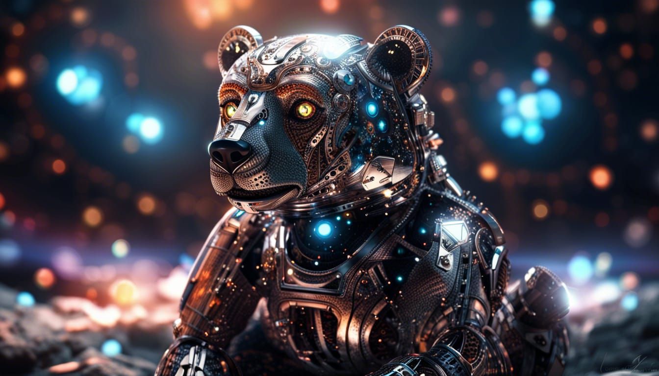  Robotic Cyborg Companion Bear