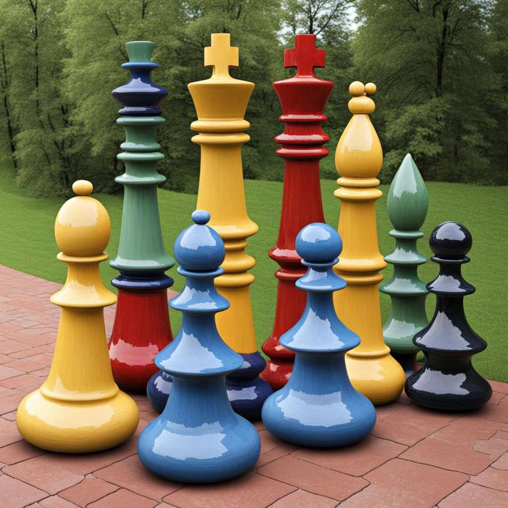 Chess pieces poised for the next move. - AI Generated Artwork - NightCafe  Creator