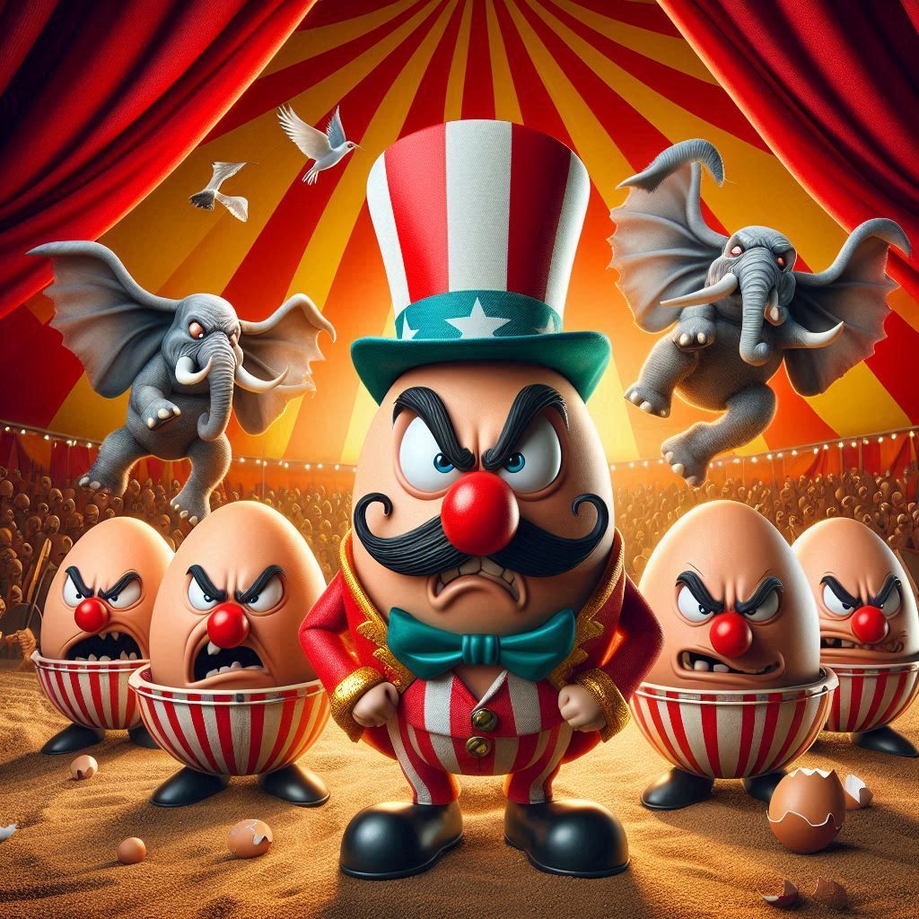 Angry Egg Clown
