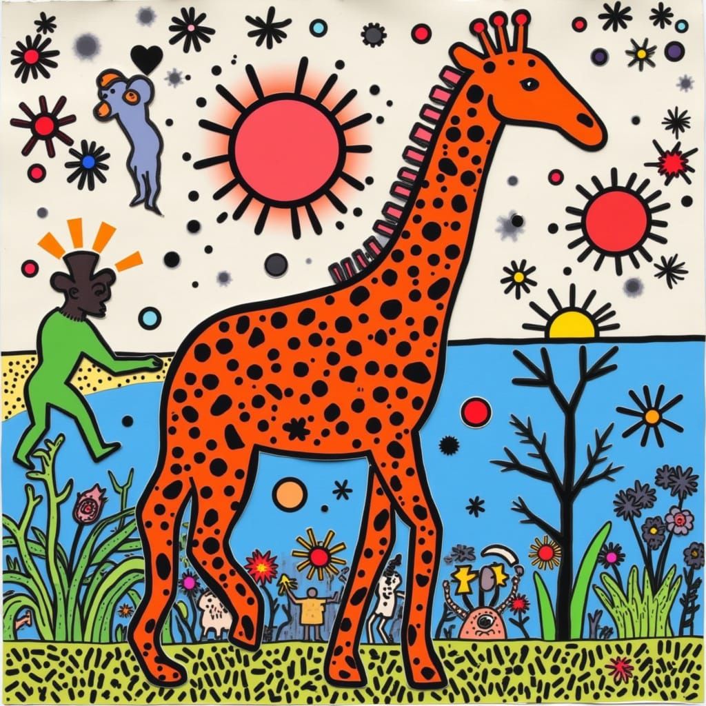 <lora:SPOTTY DOTTY:1.0> Giraffe