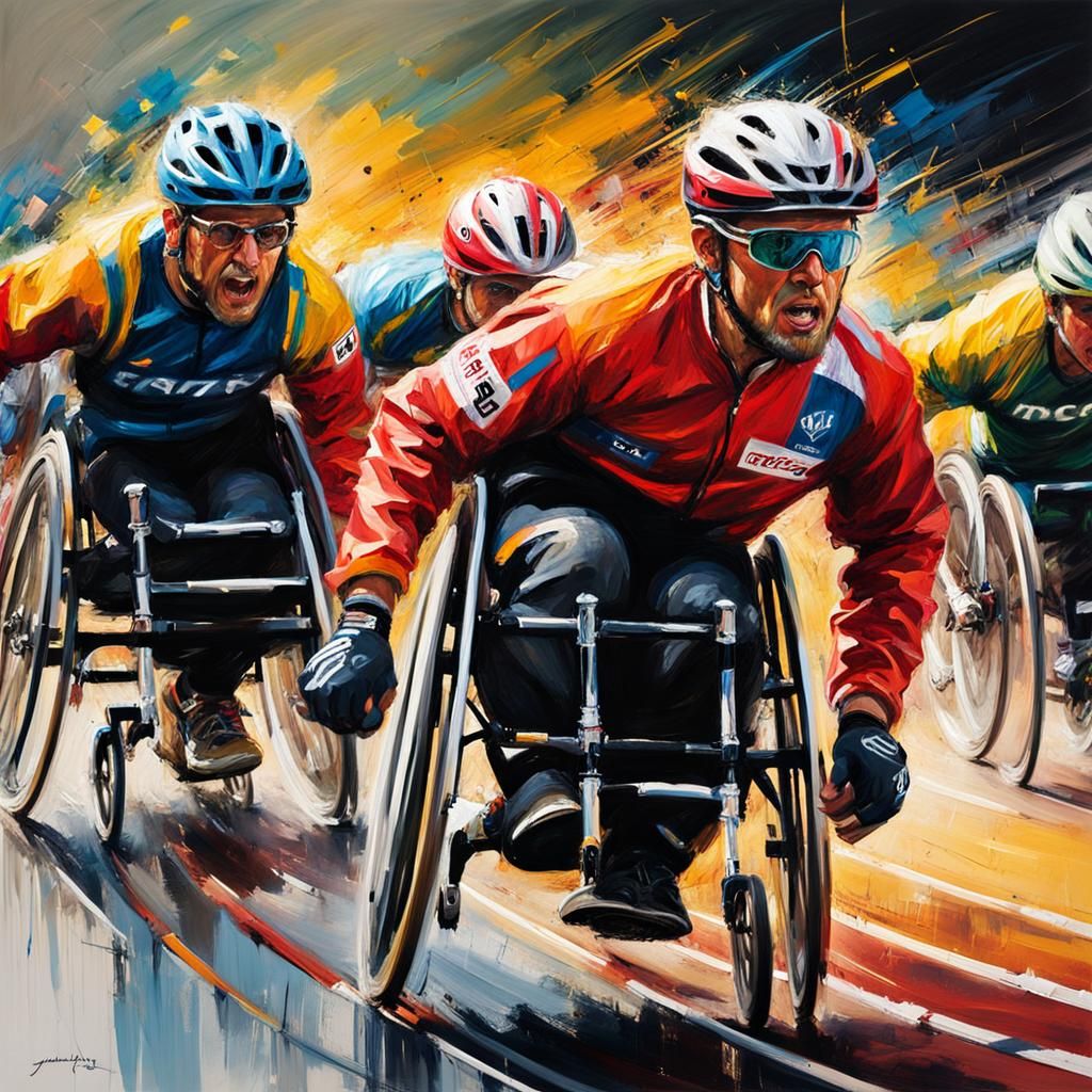 Para-athlete Wheelchair Event