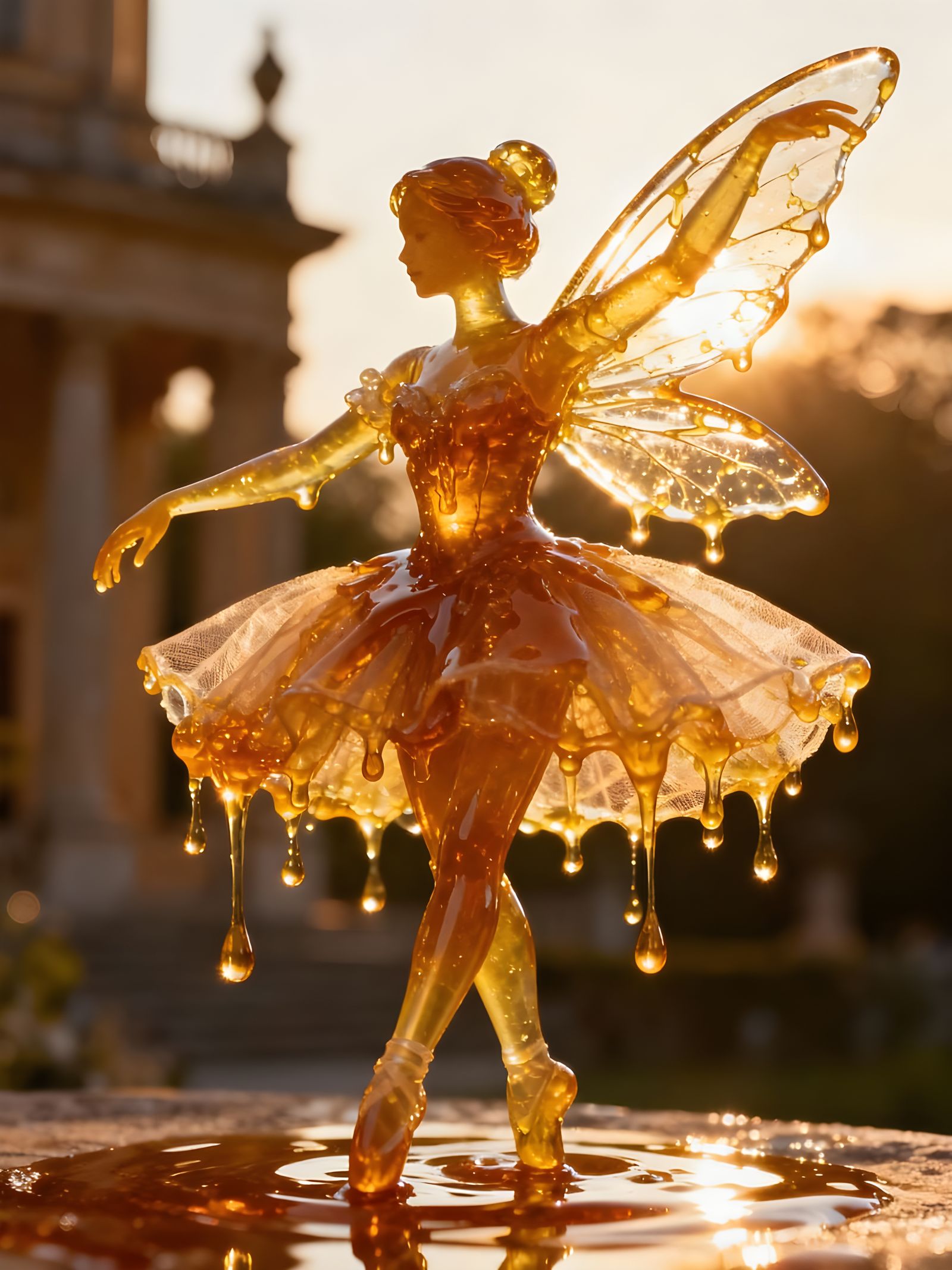 Fairy made of honey   by @Peppy Pixi