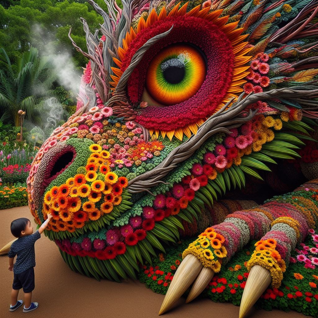 "Nice Flower Dragon"