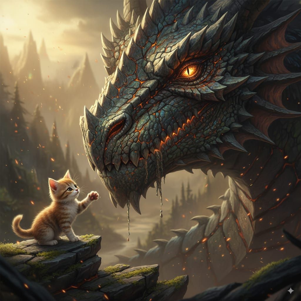 The Dragon and the Kitten