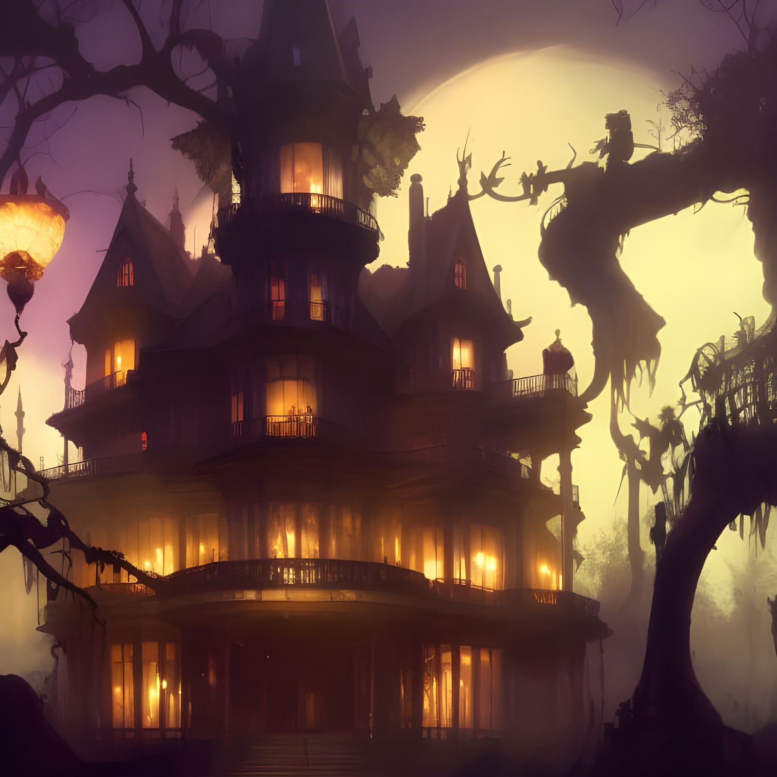 Haunted Mansion  by @Dragon