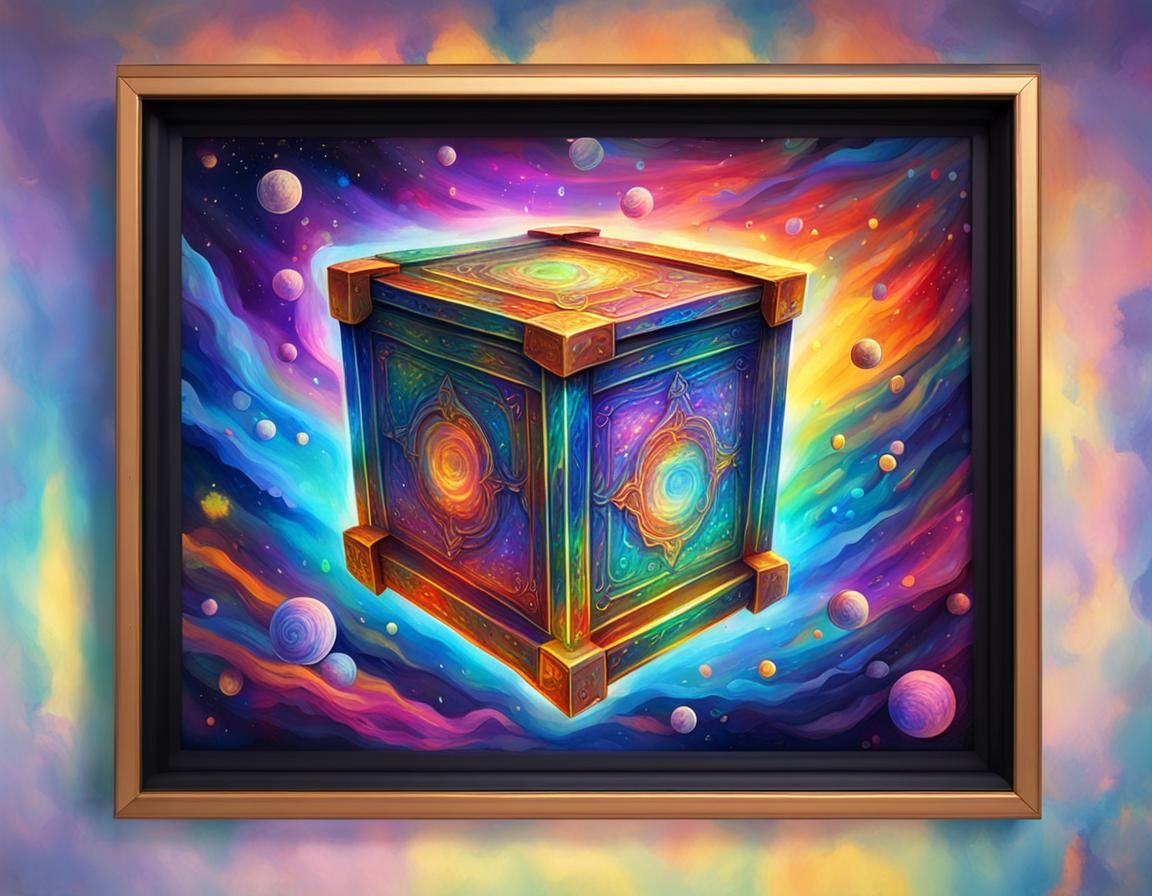 Dynamic view of a holographic magical mystery box, 2