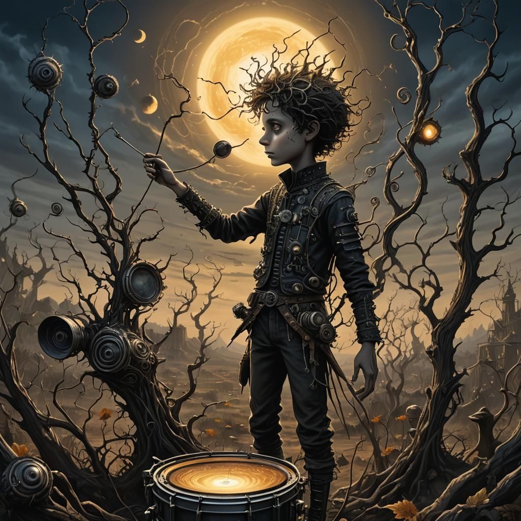 Surrealism Whimsical Ala Tim Burton Series - 7