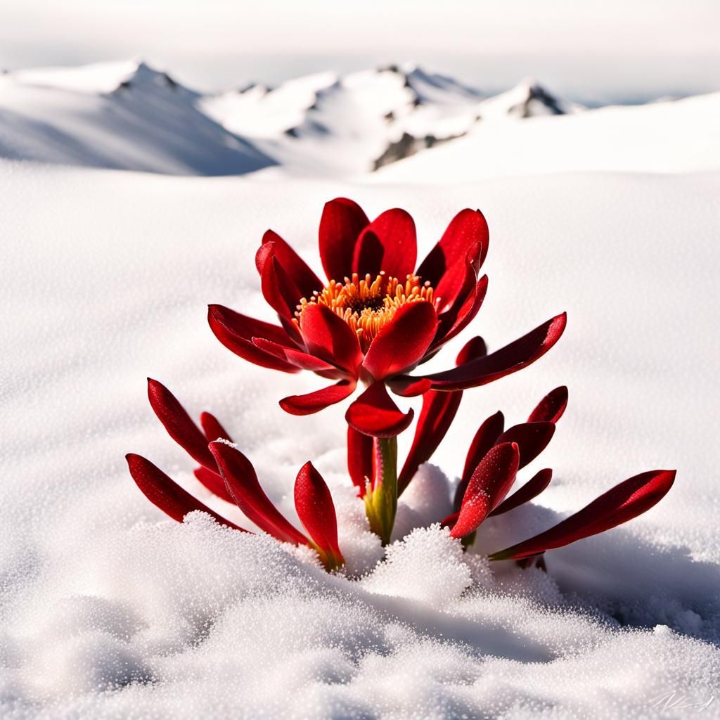 Rhodiola Rosea - grows in the frozen tundras. Where nothing else grows, she bursts forth to offer her beauty.  by @Gaudi