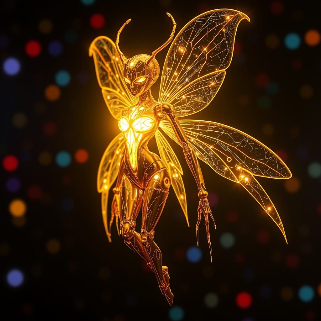Golden Wings & Electric Stings   by @Camellia Lane