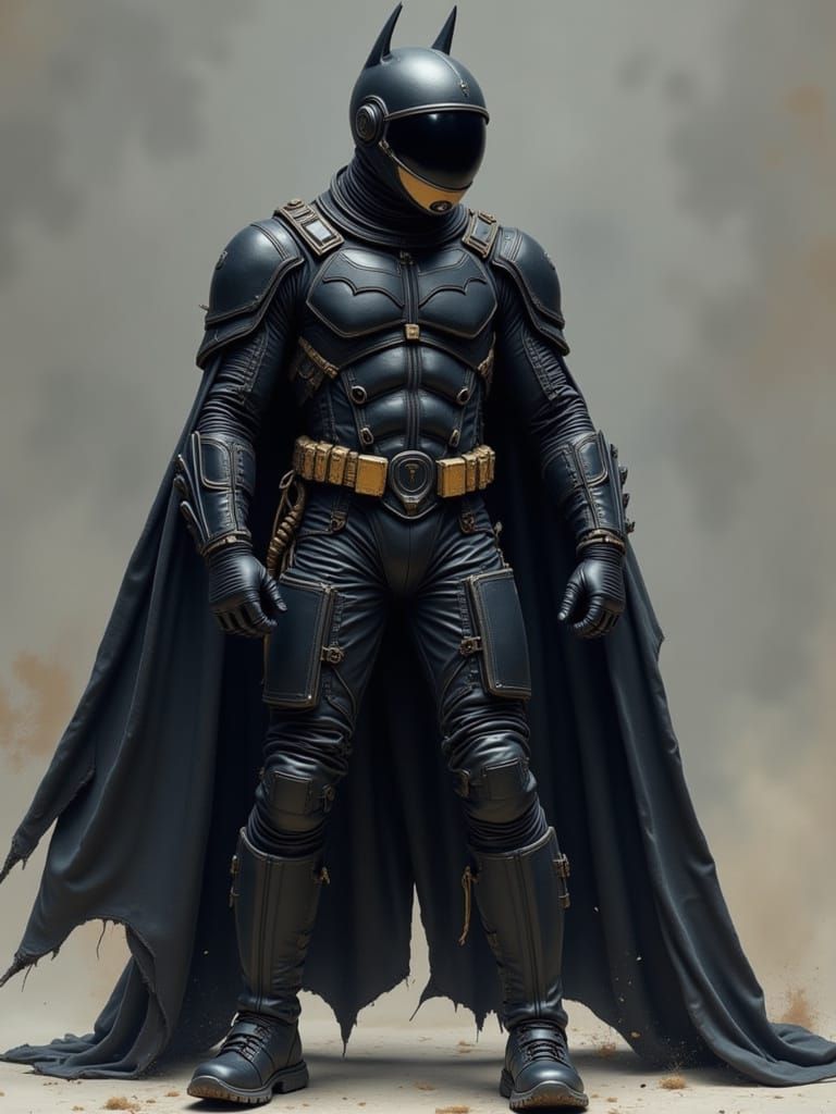<lora:Caffeine Spacemen:1.0> Batman, Black Spacesuit