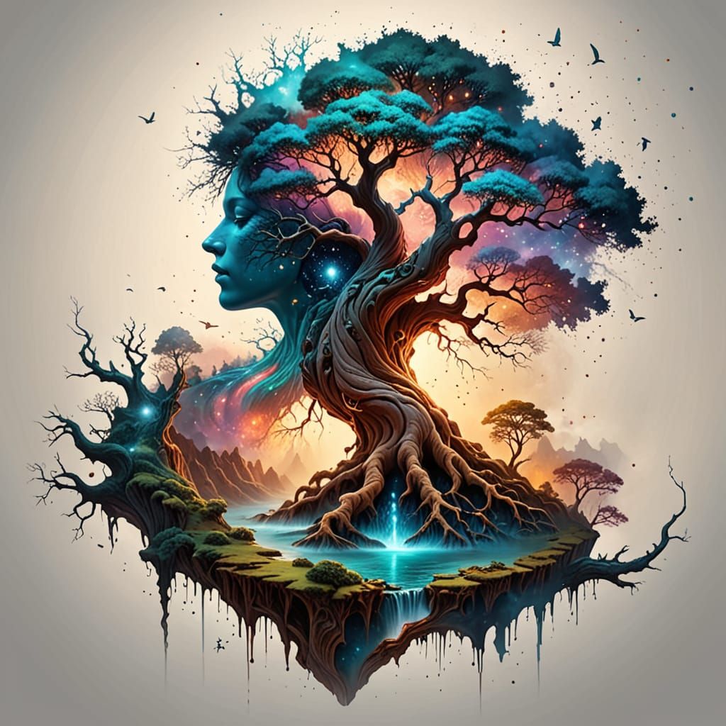 Cosmic Tree of Stars 🌳🌌