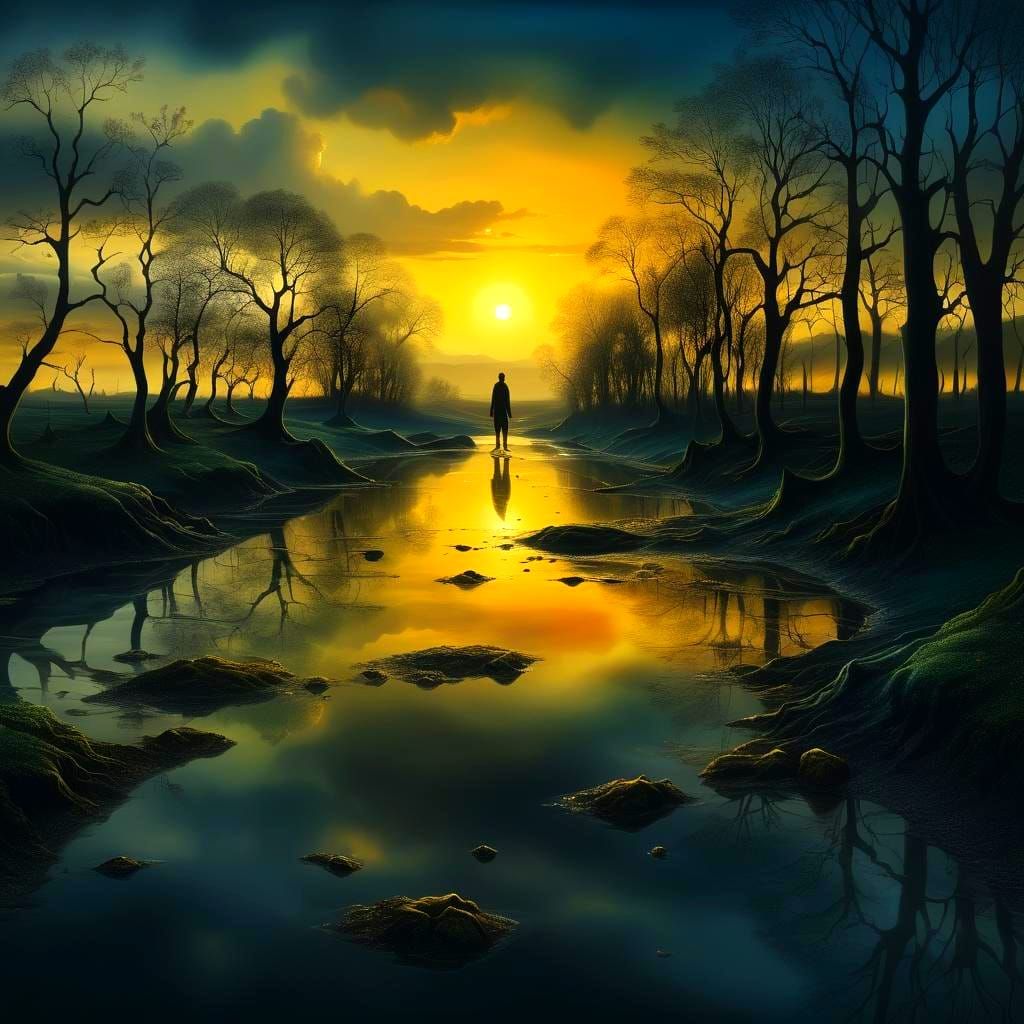 Surreal Landscape in Fantastic Style