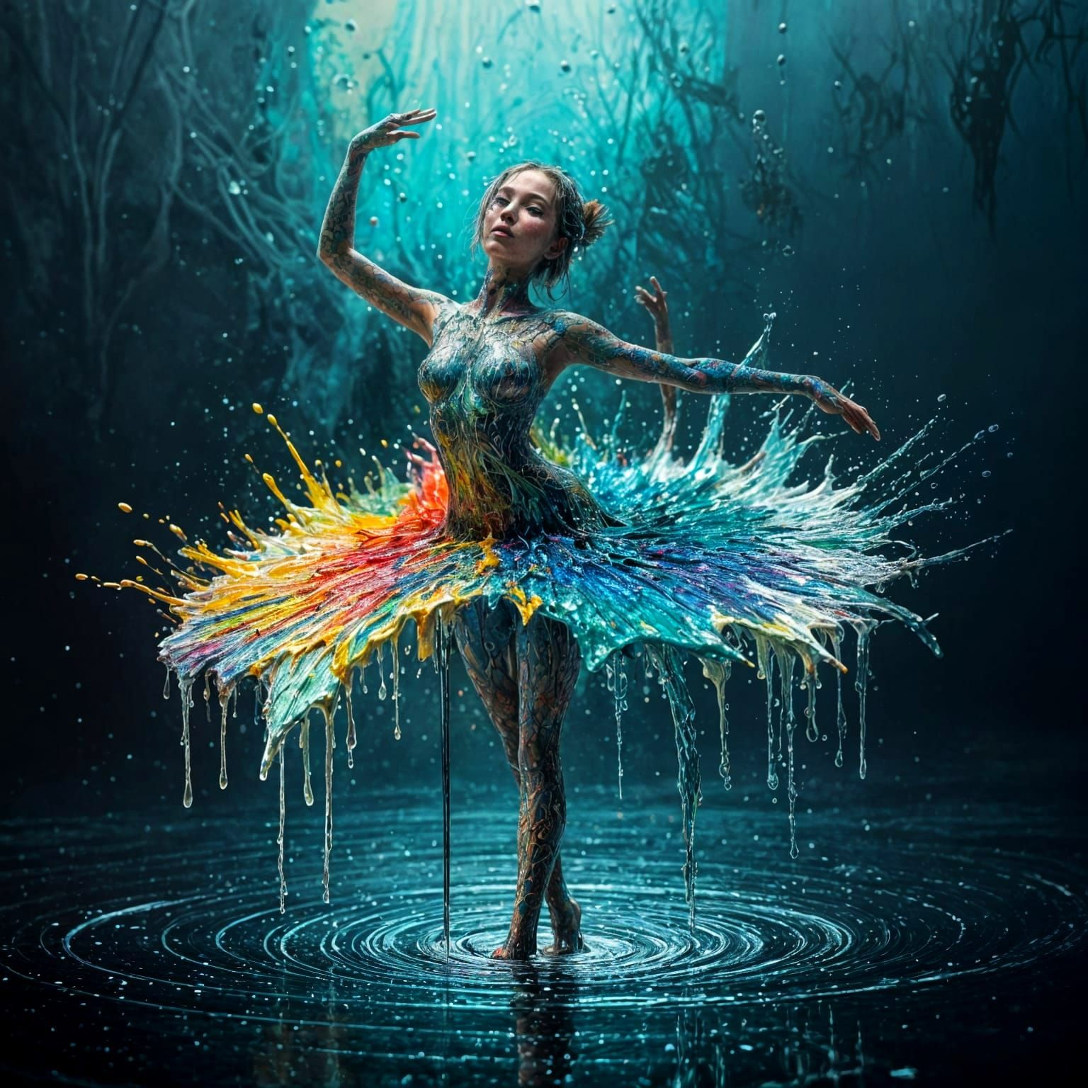 splash ink  by @photon