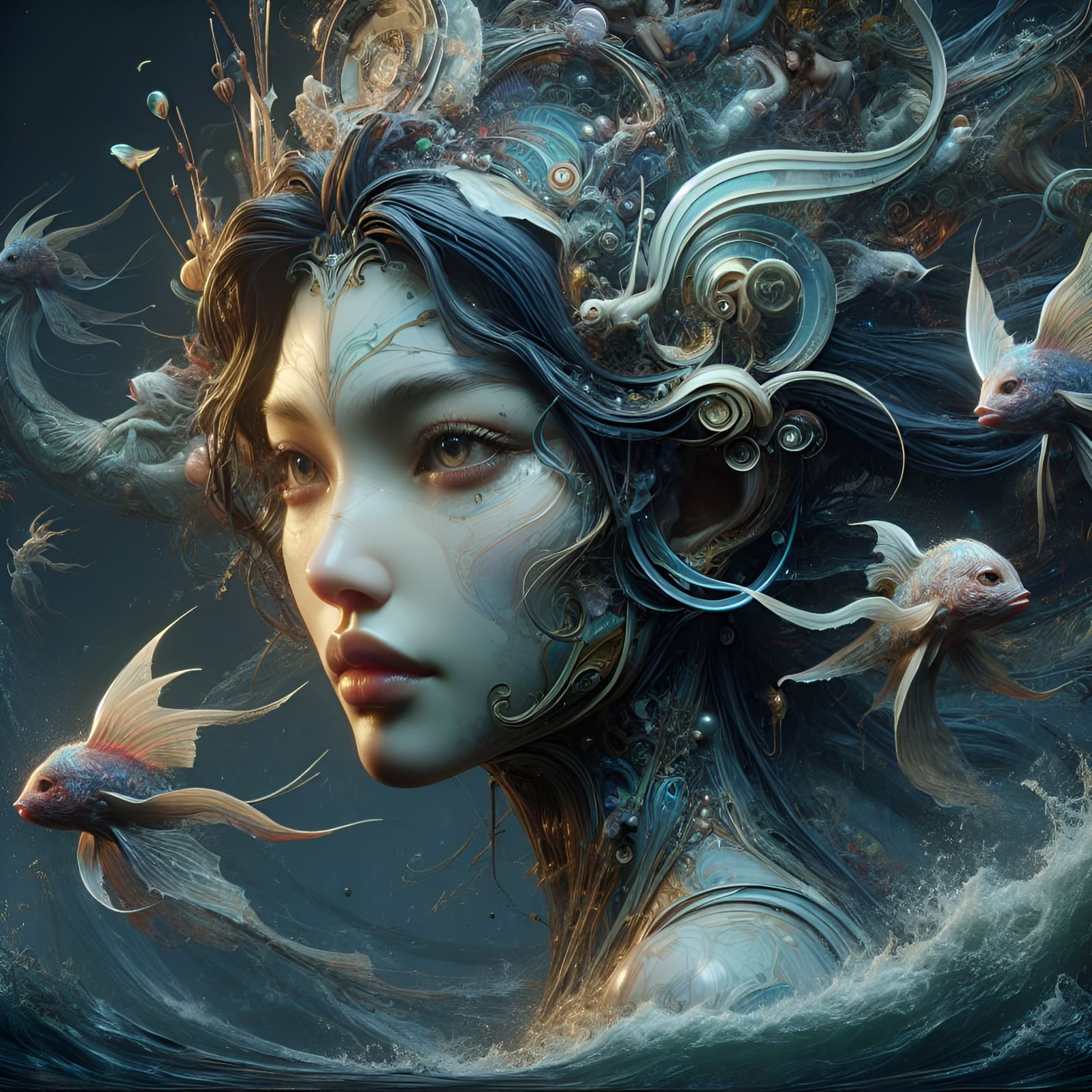 “La mer” - AI Generated Artwork - NightCafe Creator