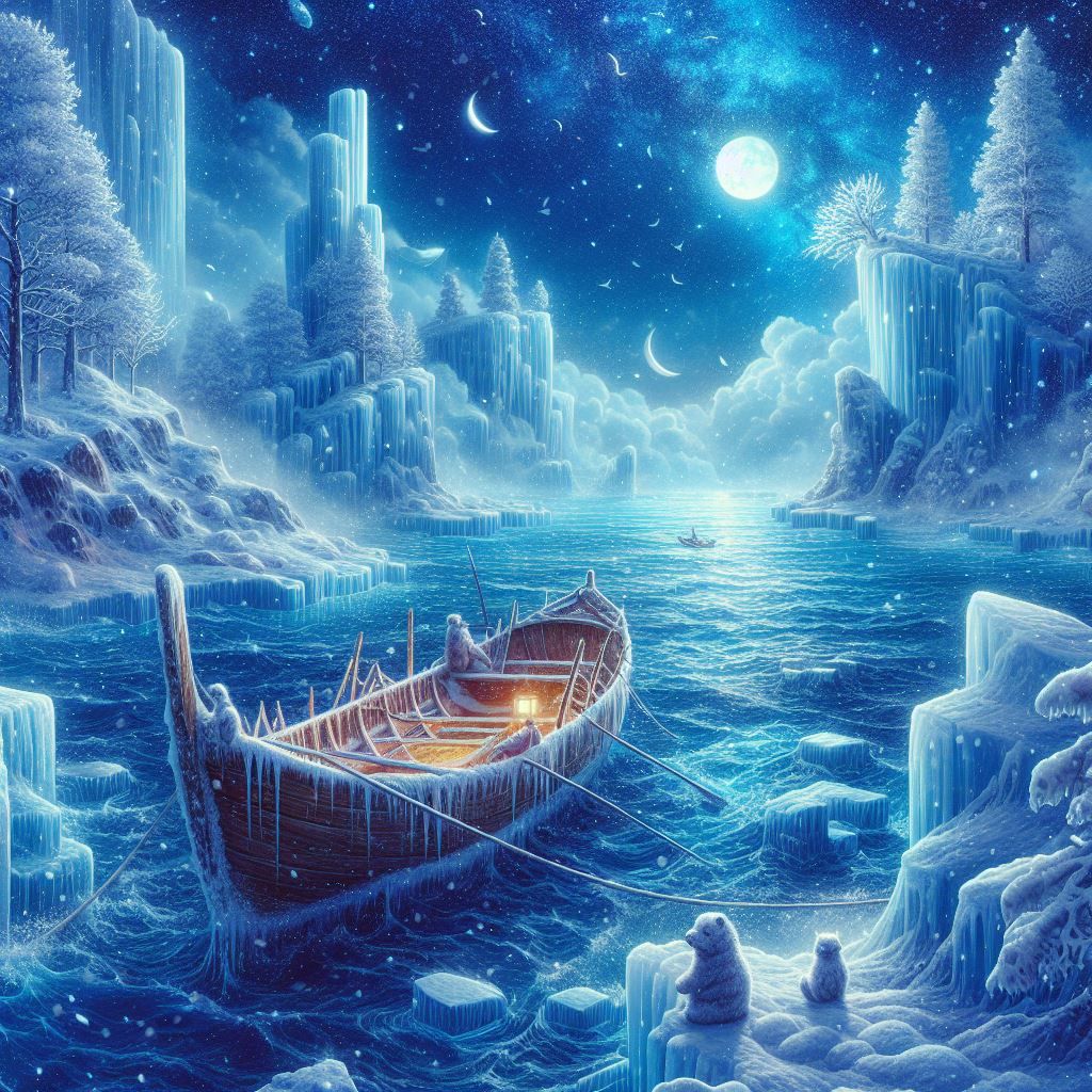 Icy fantasy world