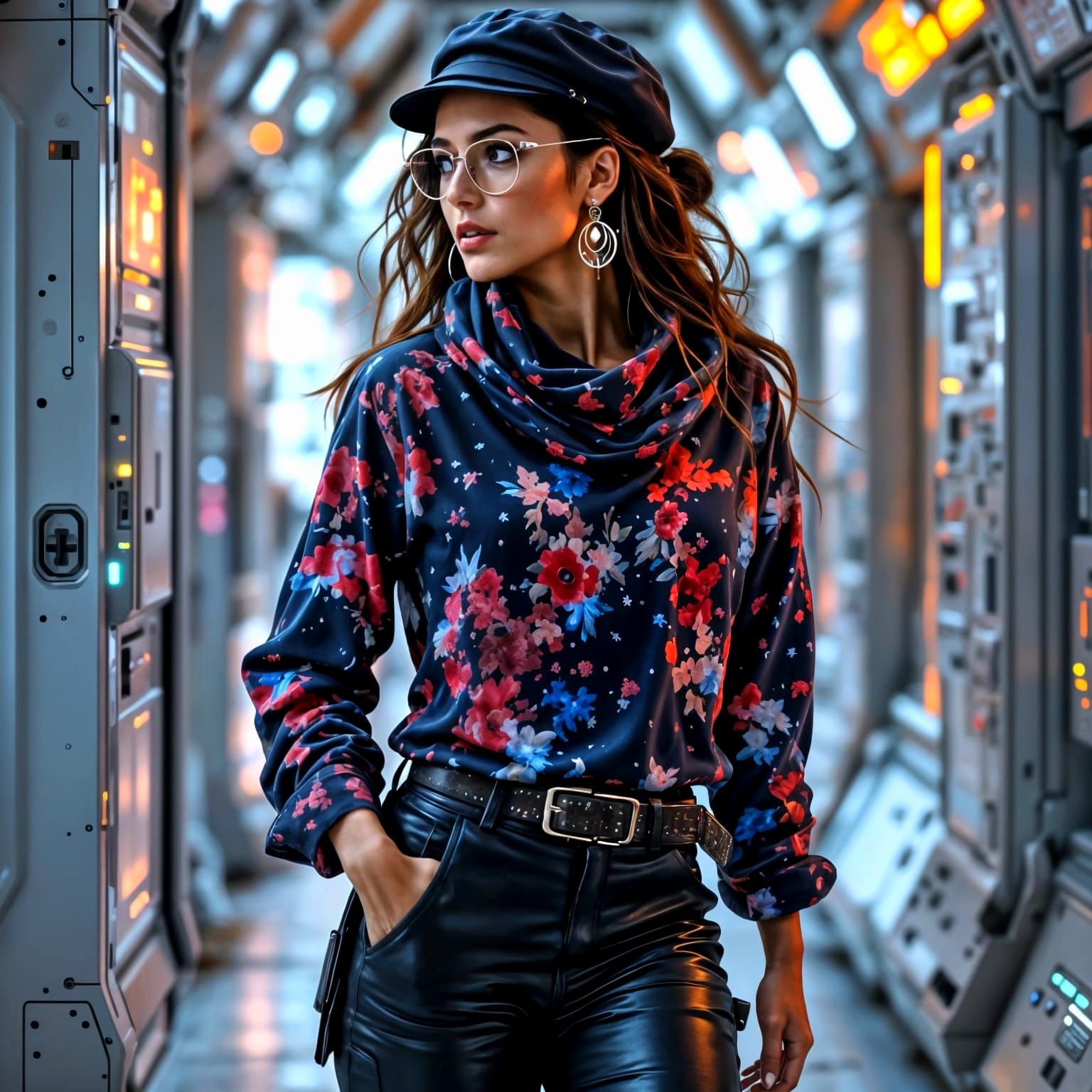 Space Station Woman 019