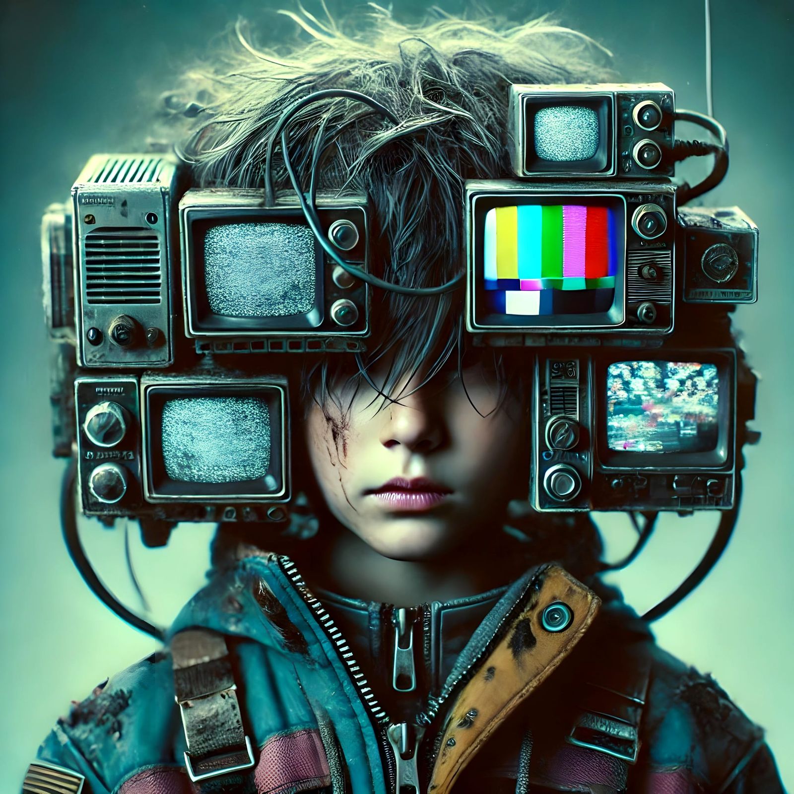 innocence and futuristic decay