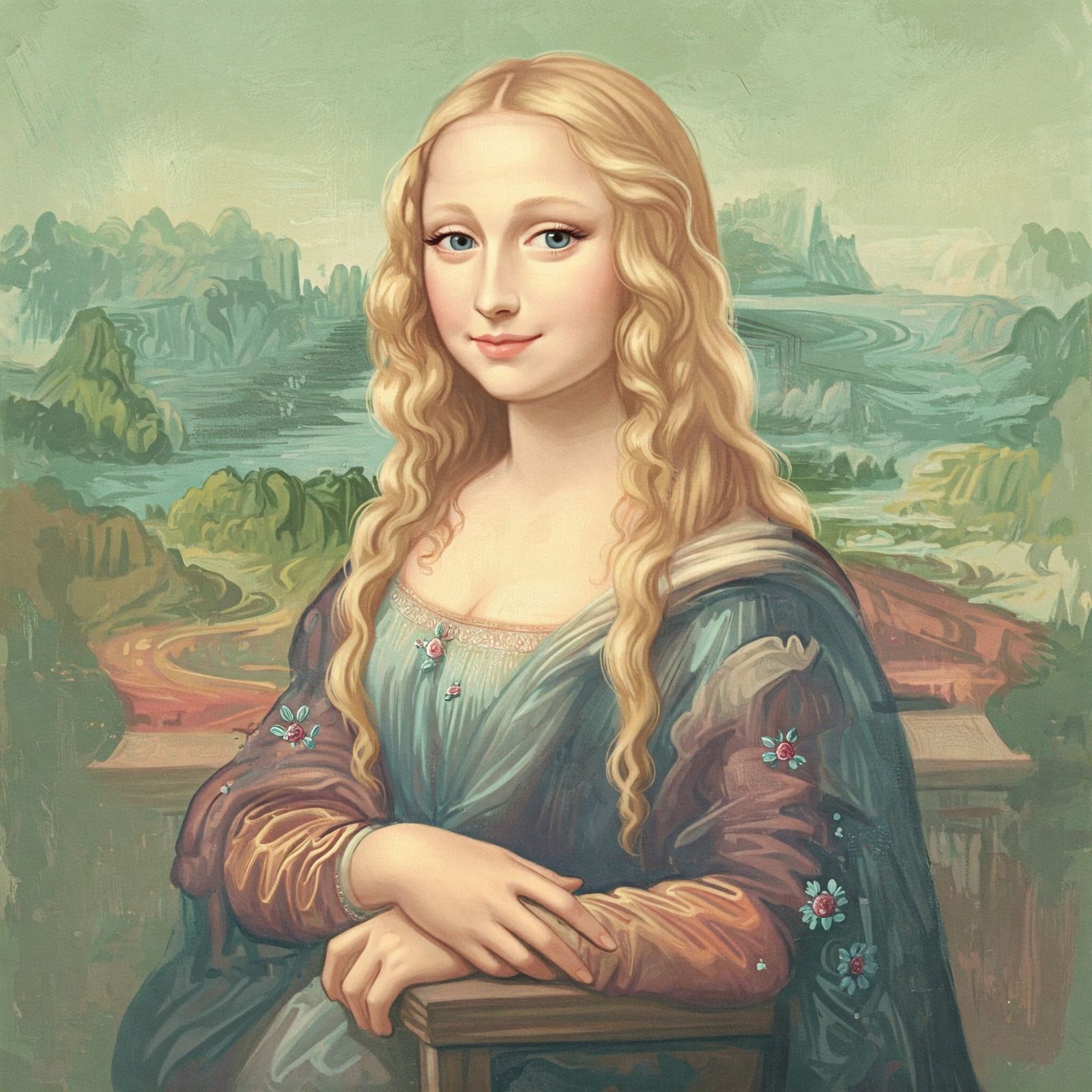 From da Vinci's short pastel period