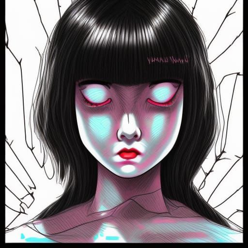 possessed demon girl - AI Generated Artwork - NightCafe Creator