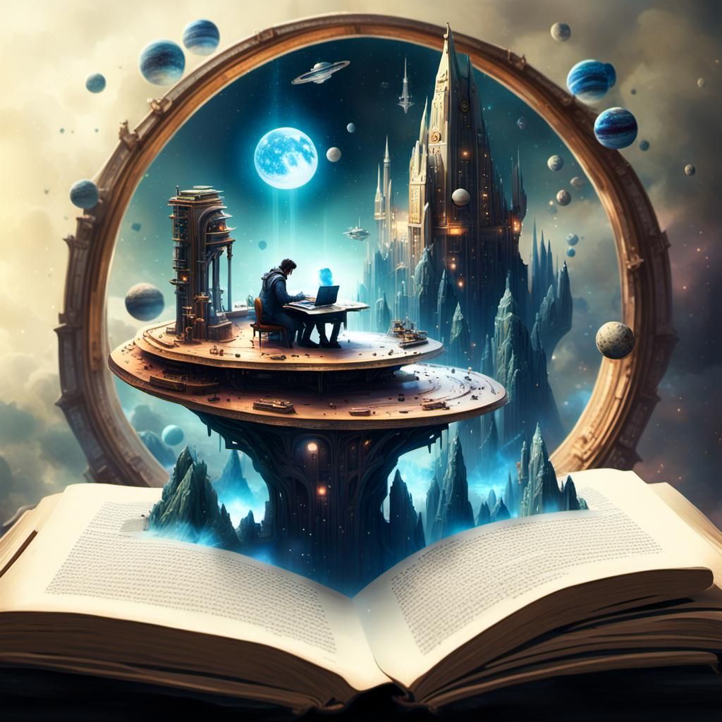 The wonderful world of science fiction is born from books