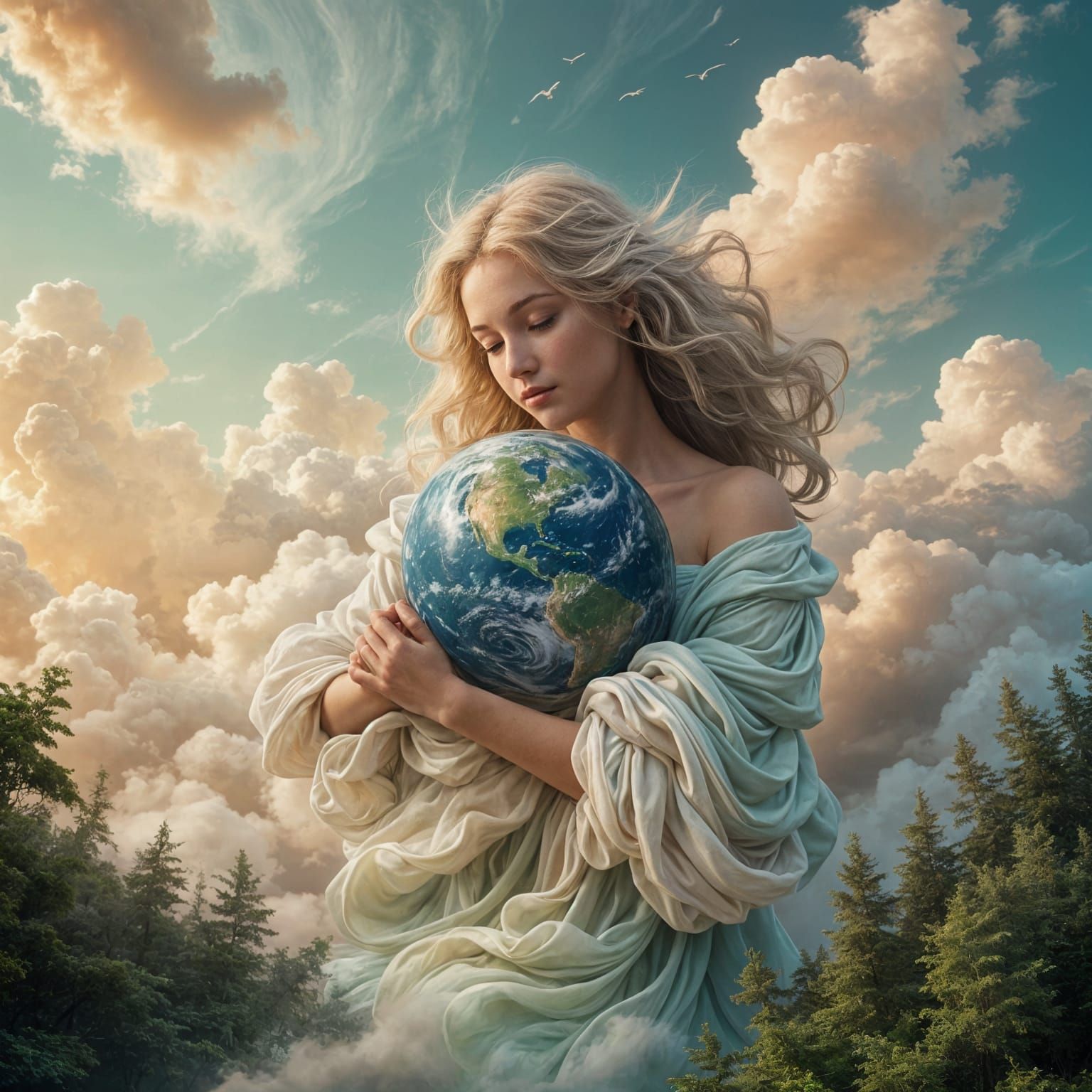 She and hEarth  by @rezz