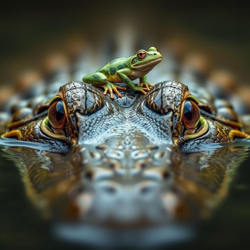 Daring frog  by @rhadooss