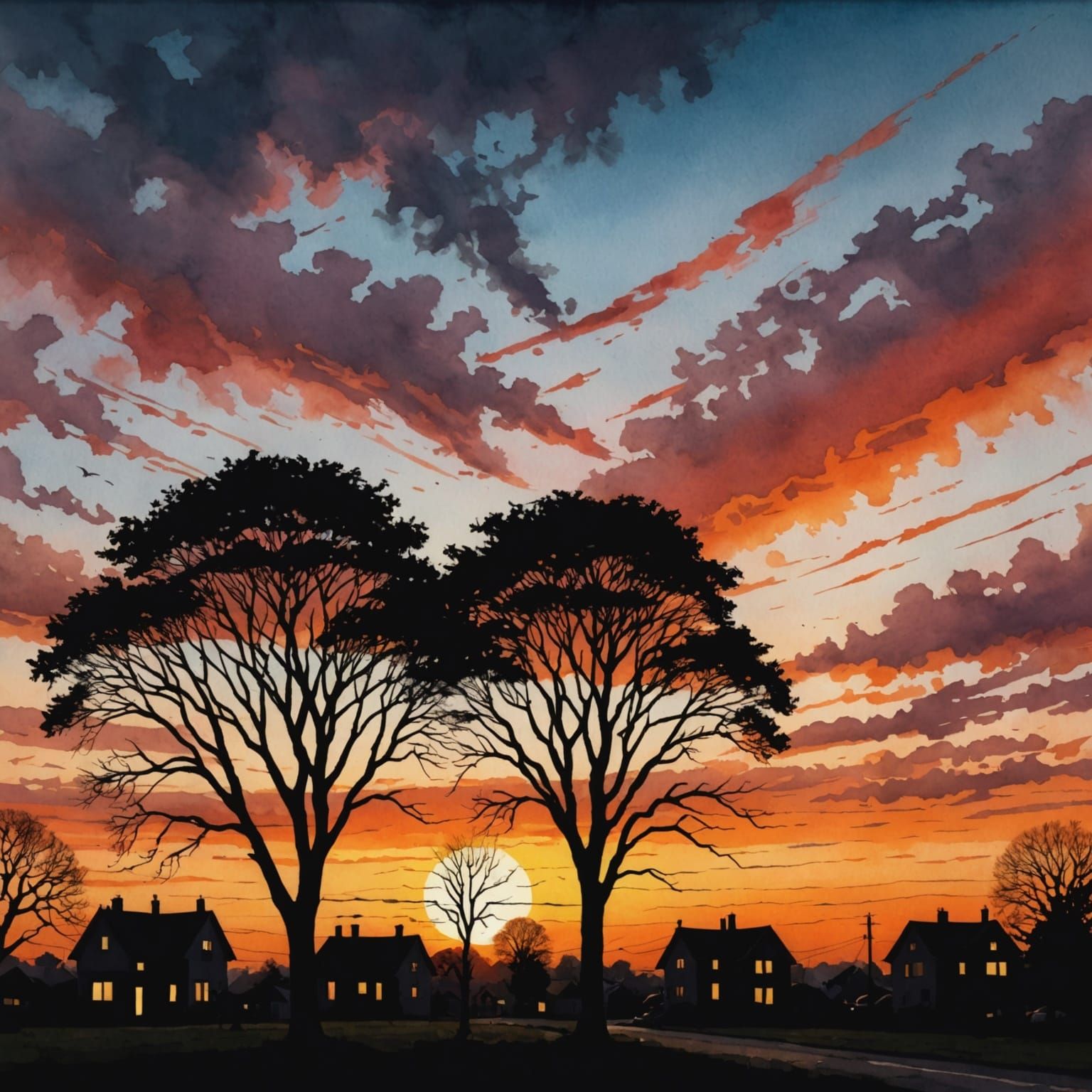 Sunset   by @Orsolya Kiss