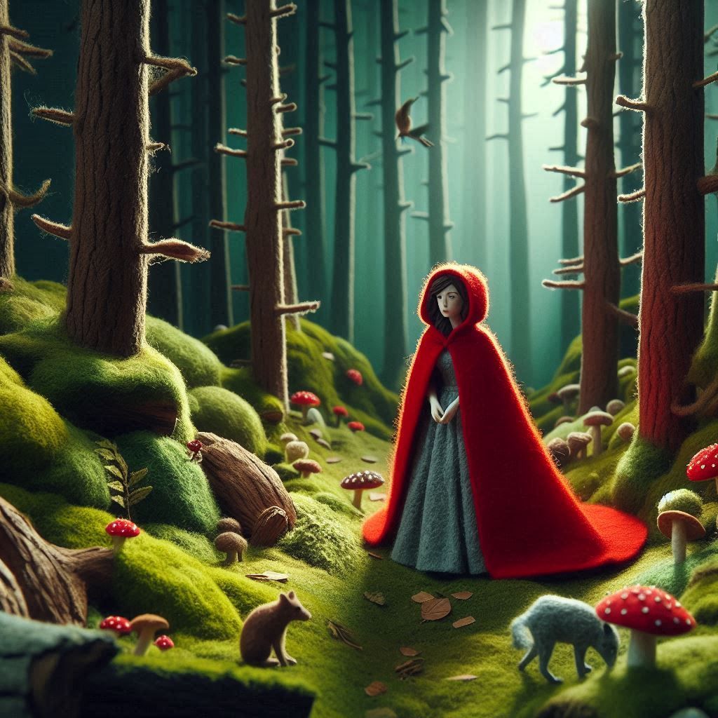 Red and Friends in Felt