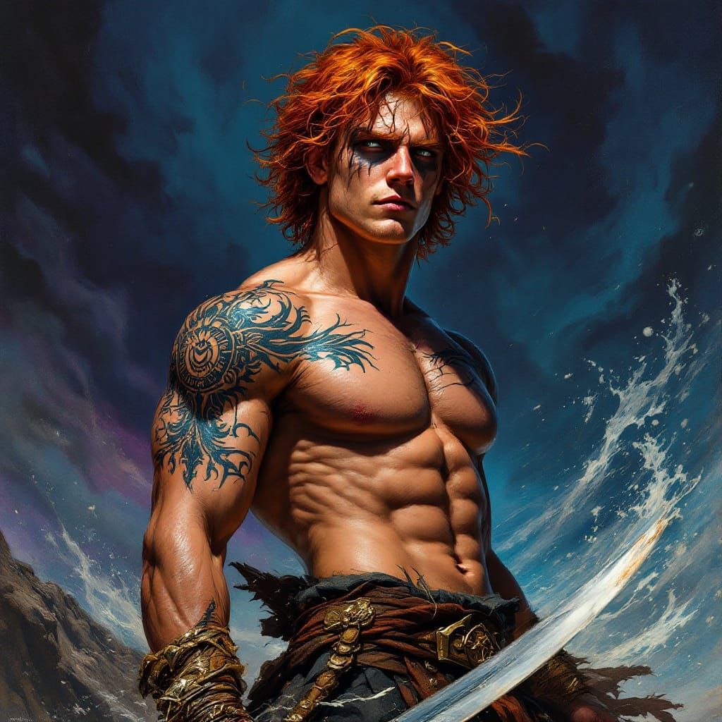 Celtic Warrior  by @Franziskus Ninetails