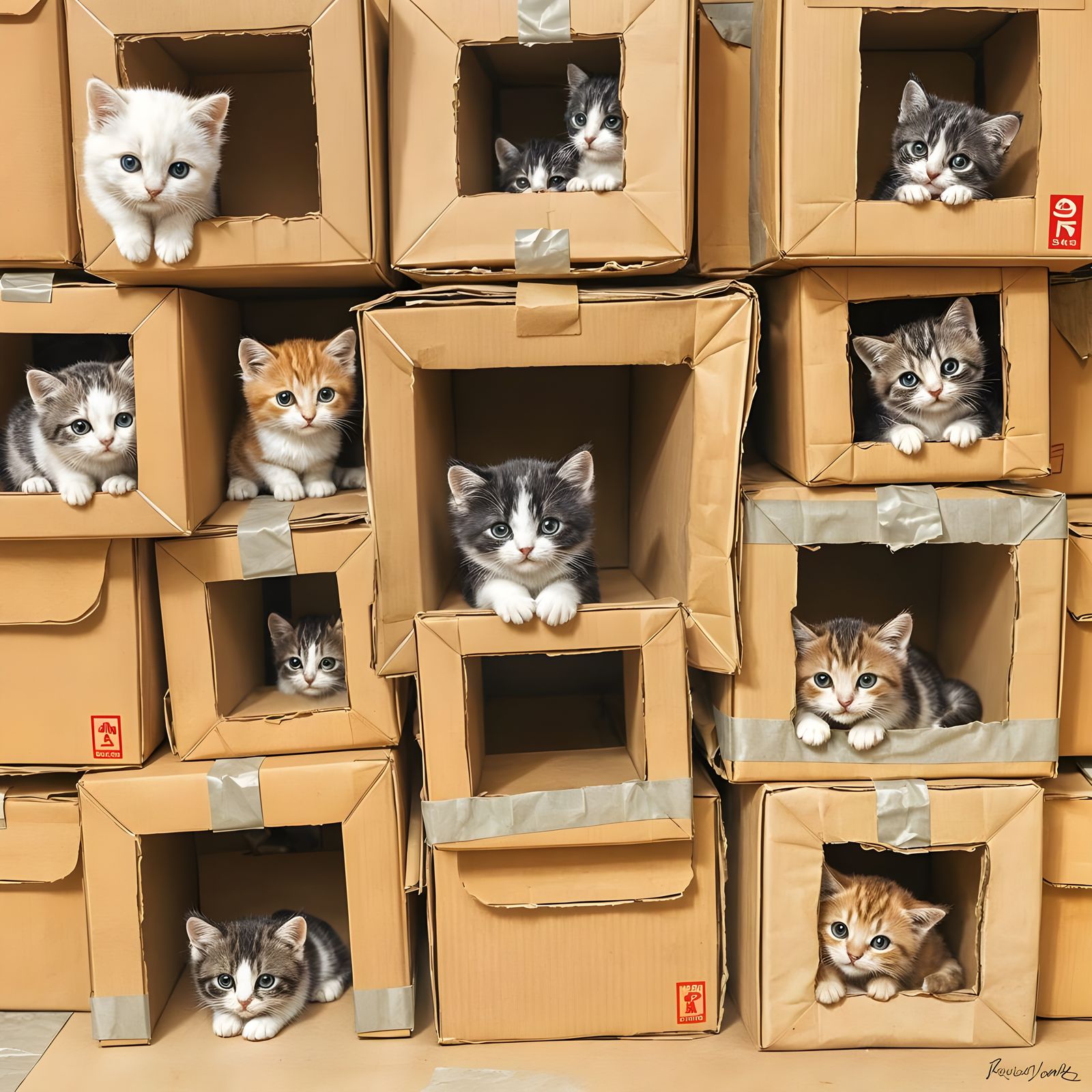 The most useful square cubes on earth  by @Tiny Pearl Cat