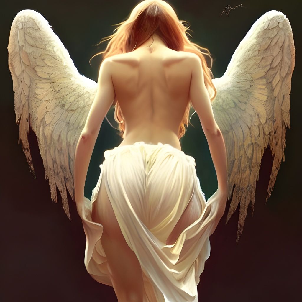 Fallen Angel - AI Generated Artwork - NightCafe Creator