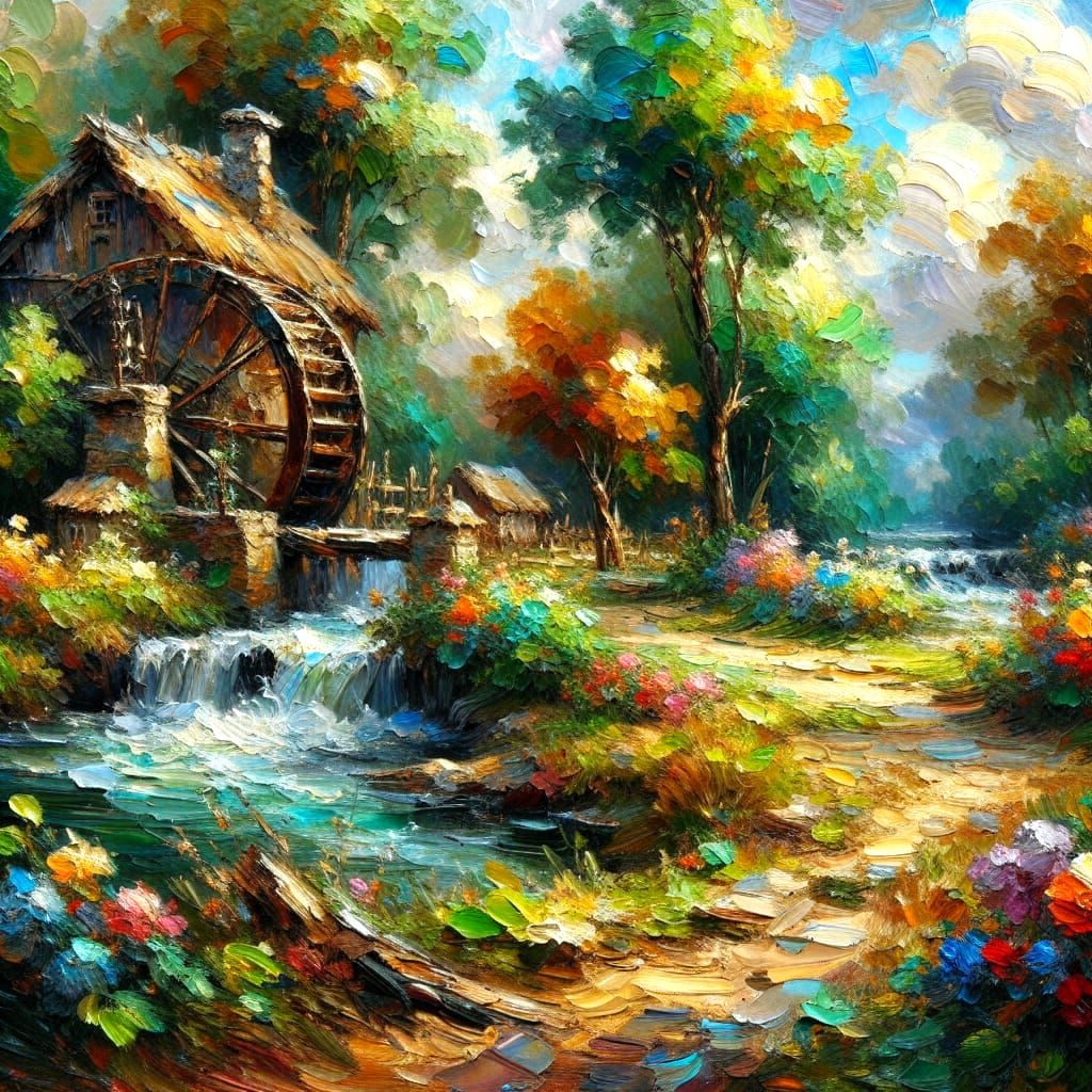 Waterwheel  by @Mark