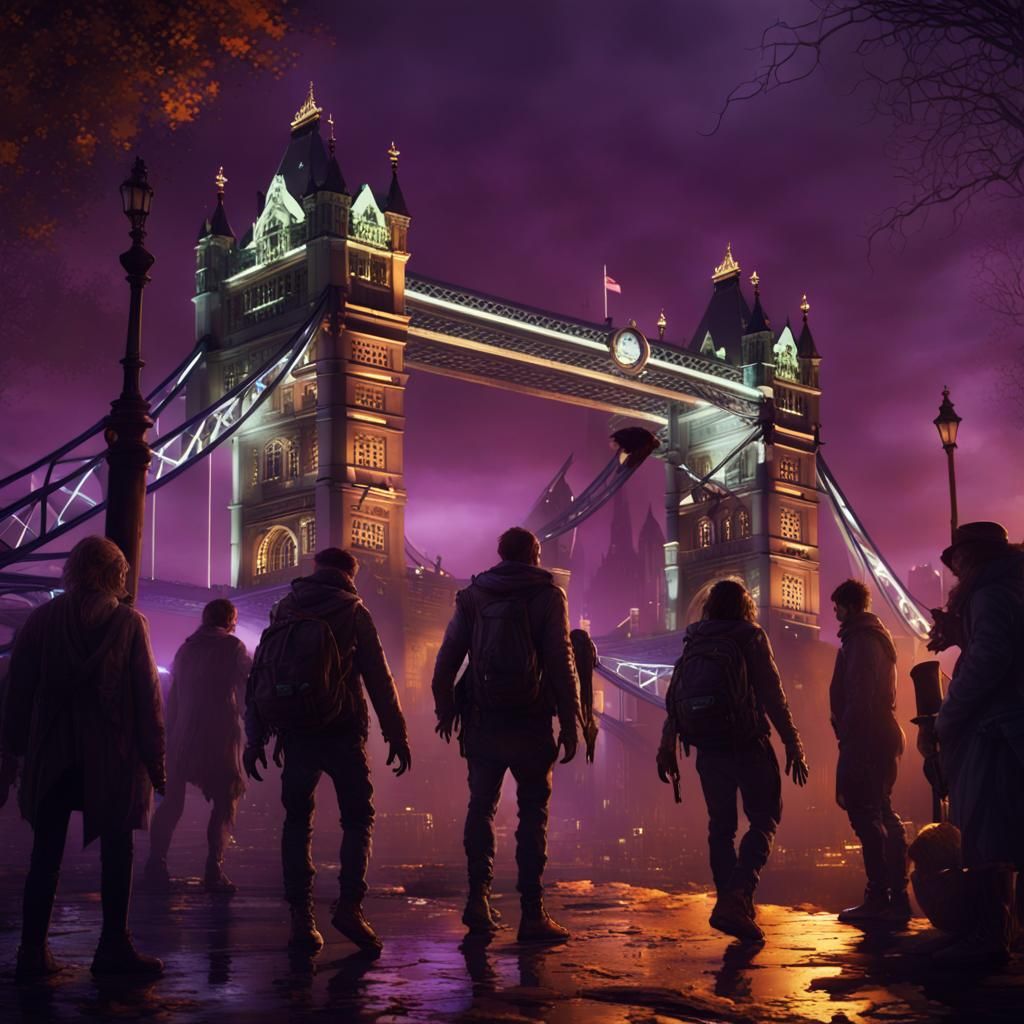 London rampage - AI Generated Artwork - NightCafe Creator