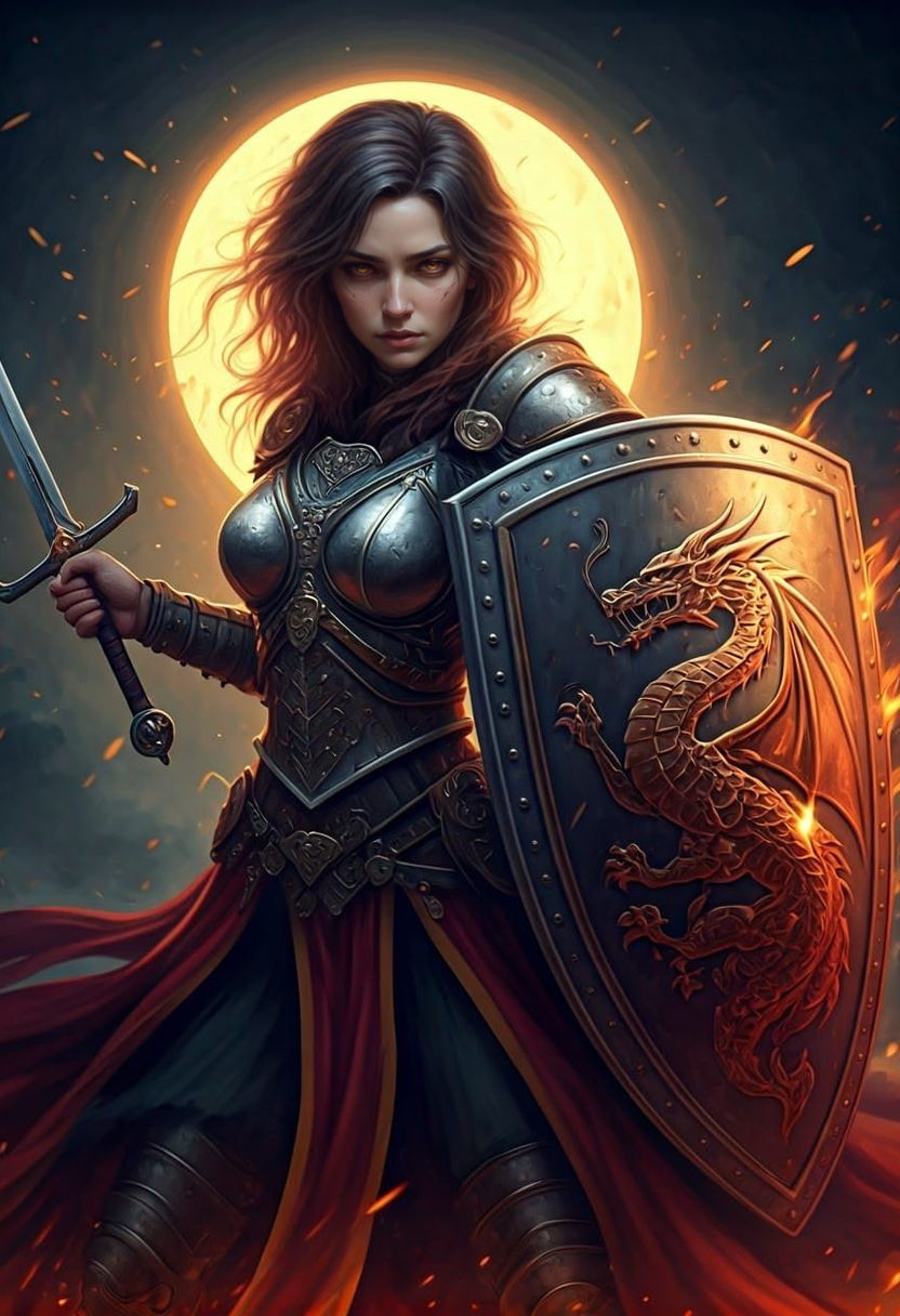 Knight of the Dragon  by @Darth_Ennui