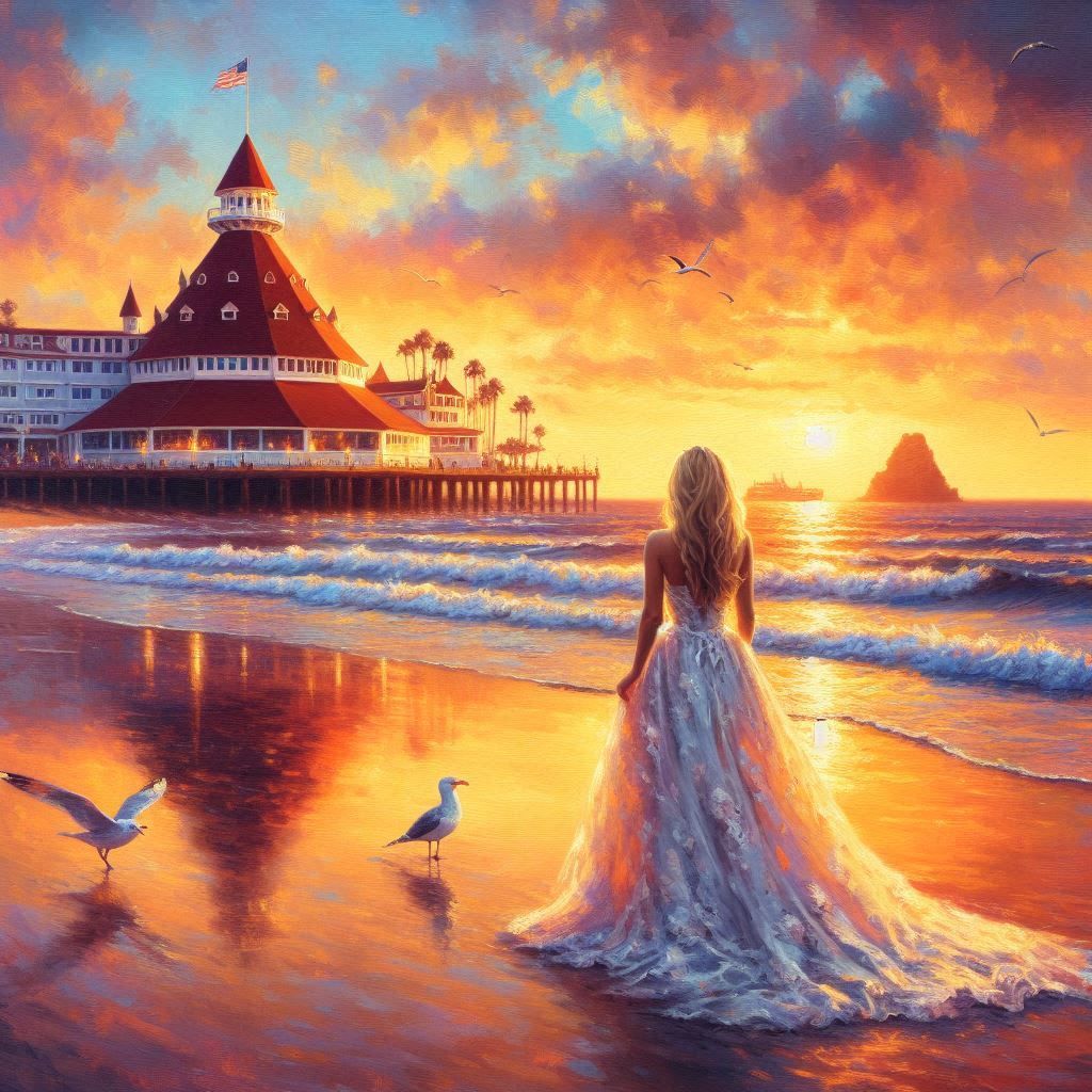 Coronado at Sunset 1