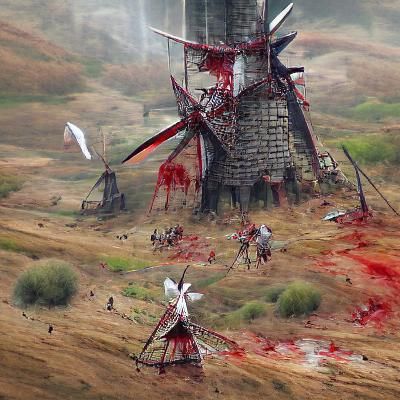 Windmill Surrounded by Death