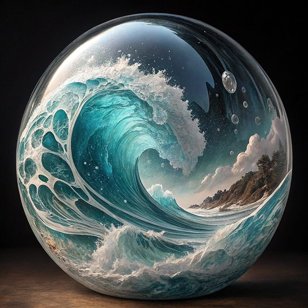 Captive captivating ocean   by @Arisiin