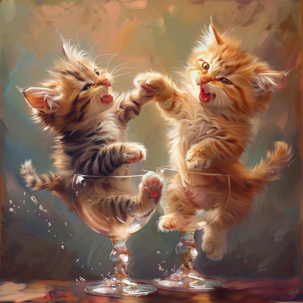 Fighting Kittens