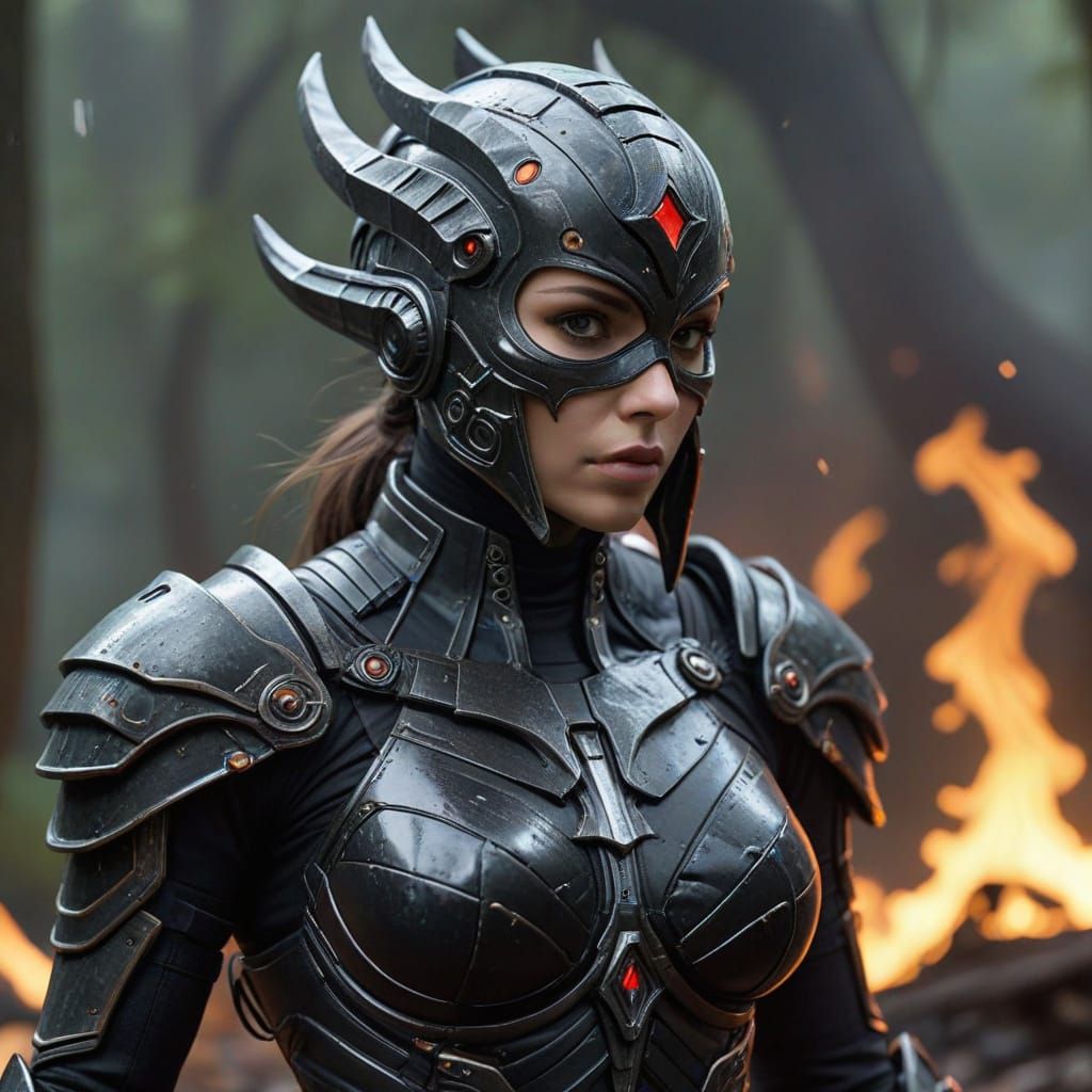 Cyberpunk Cityscape with Neon Lights and Flying Vehicles