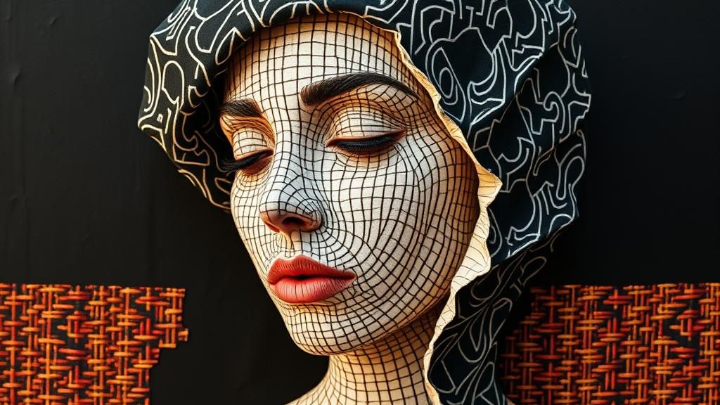 She is shedding her skin. Her outer self peels off to reveal...