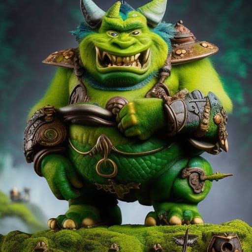 Troll guarding his bridge