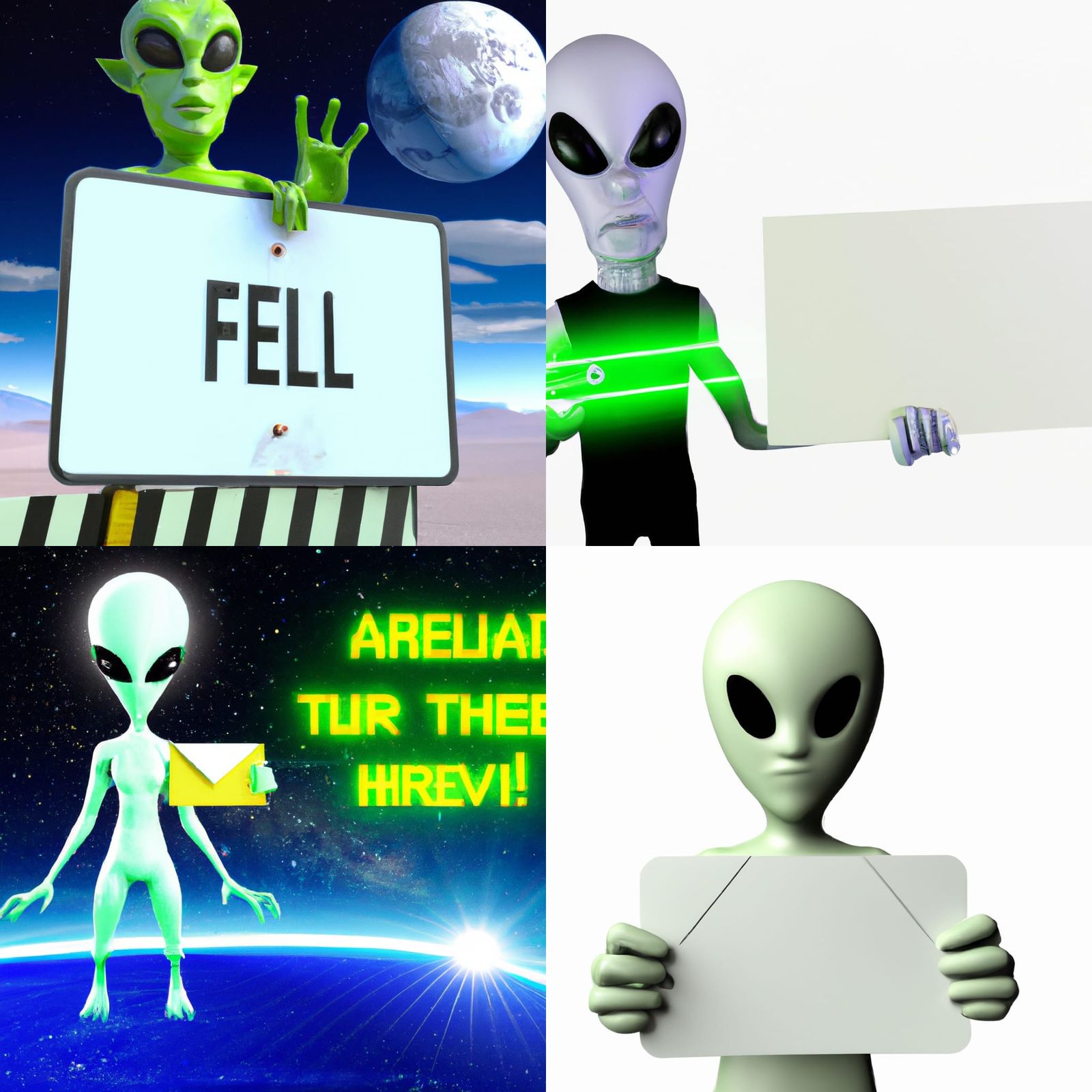 Message from alien