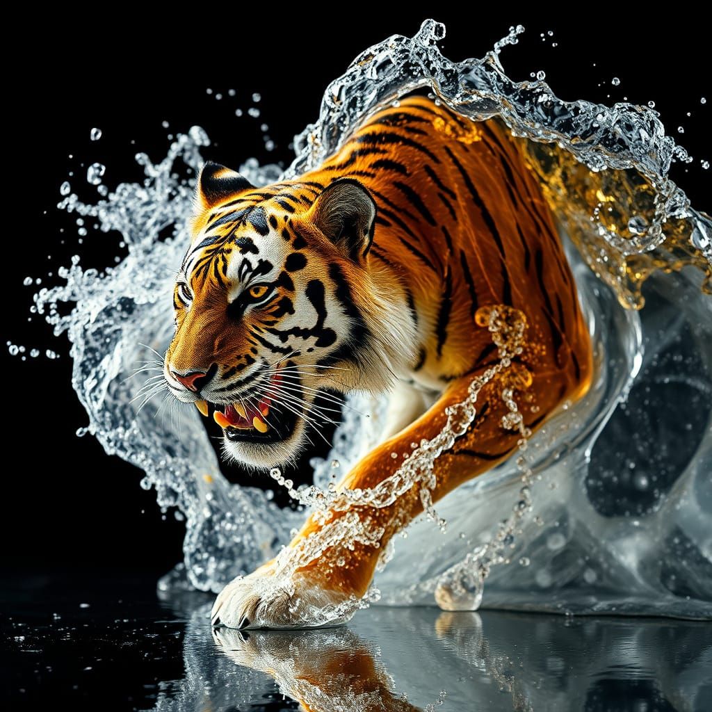 2 like- The strength of a tiger  by @Neromagenta