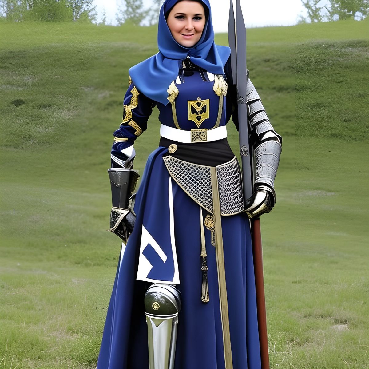 Bosnian Female Knight - AI Generated Artwork - NightCafe Creator