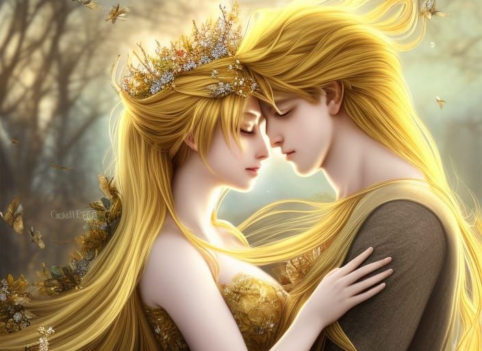 Feyre and tamlin ai generated artwork nightcafe creator