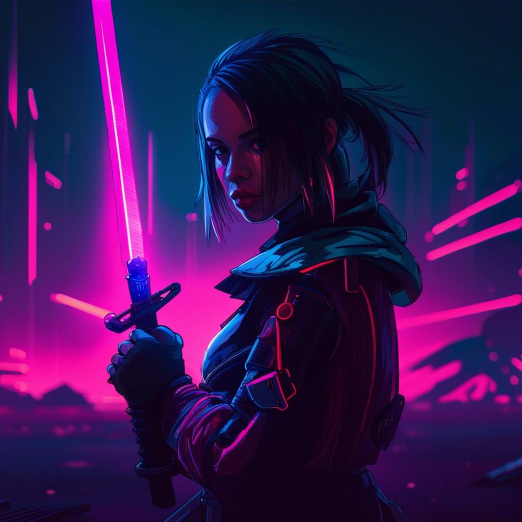 Girl with sword