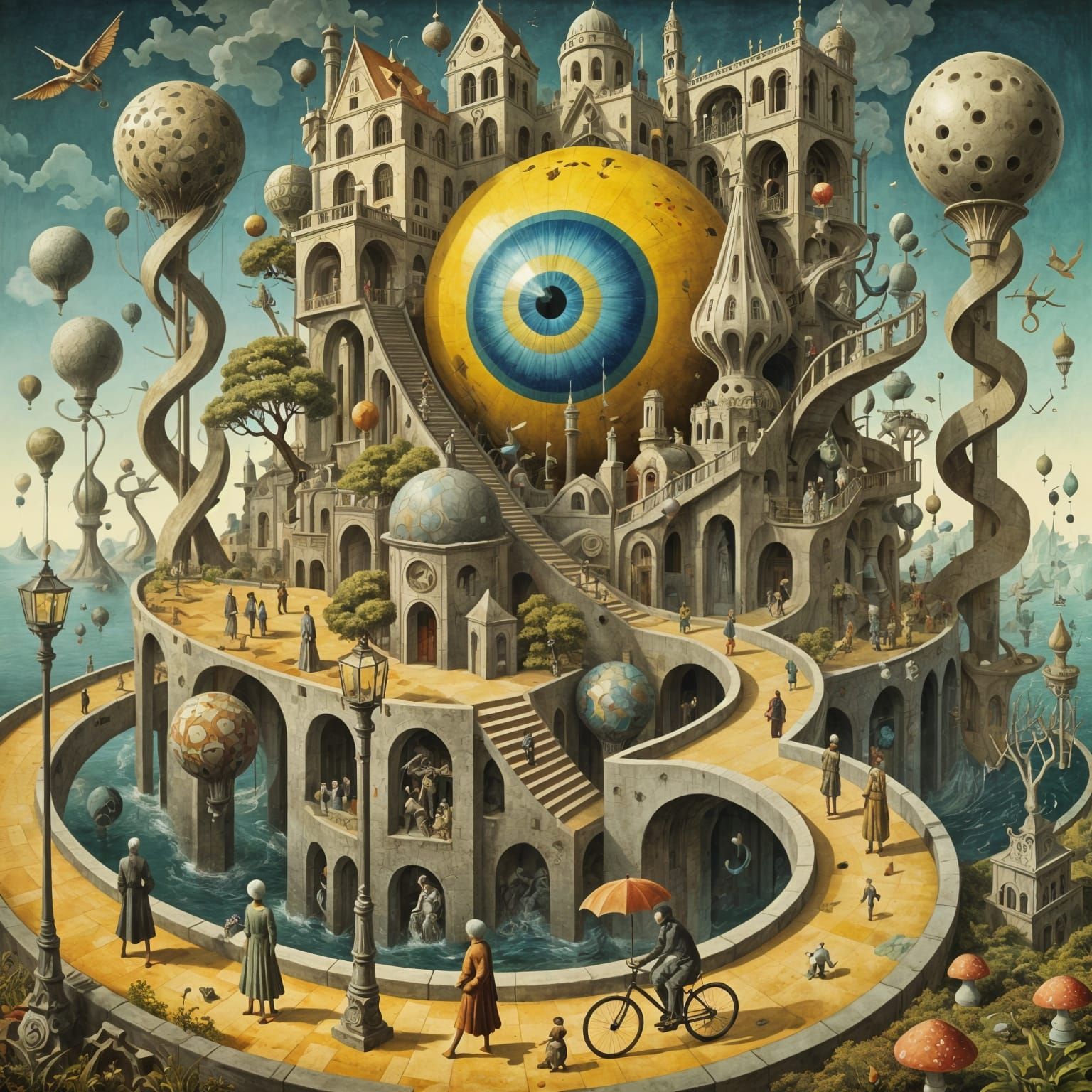 Surreal city  by @SONart