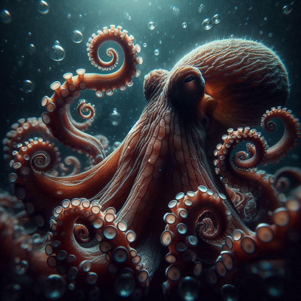 Octopus close up